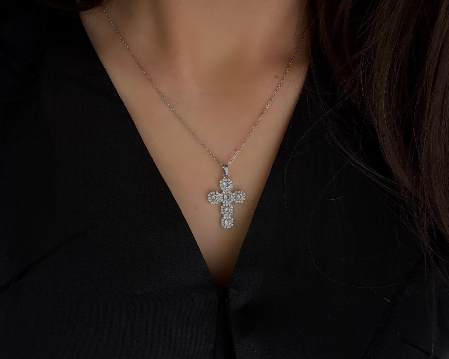 Collier Croix Élégance